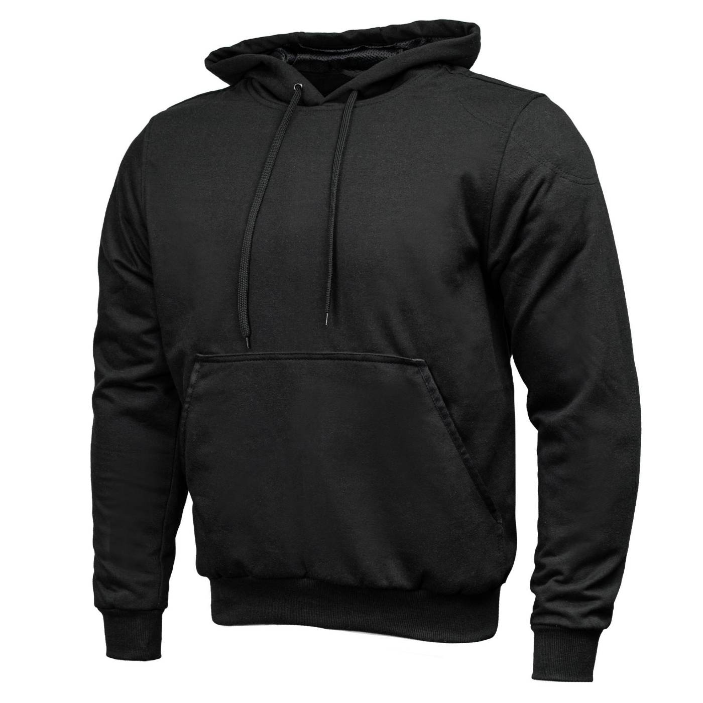 Milwaukee Leather Men's Streetguard Black CE Armored Riding Hoodie, Shoulder and Elbow Armor - MPM1770