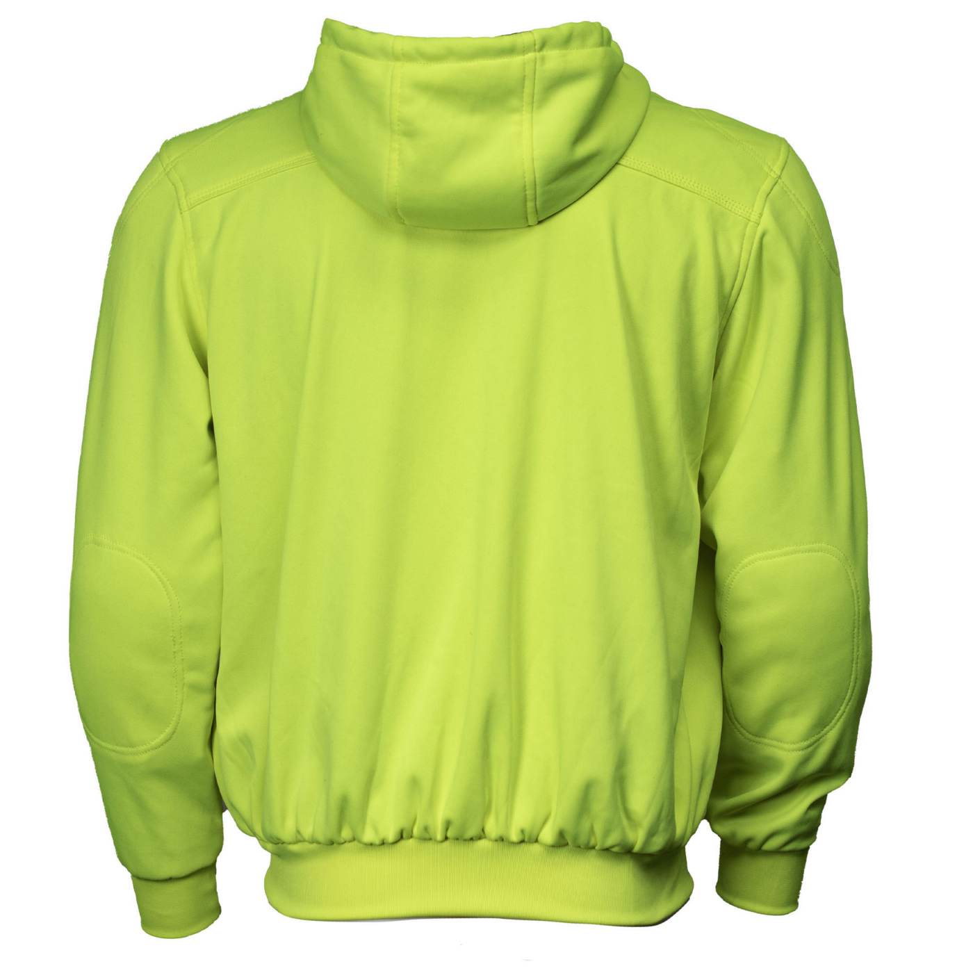 Milwaukee Leather Men's Neon-Green Streetguard Riding Hoodie - Aramid Reinforced with CE Shoulder and Elbow Armor - MPM1772