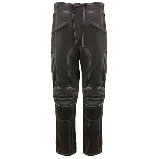Milwaukee Leather MPM5729 Men's Black Tri-Tex Fabric Motorcycle Rider Pants w/ CE Armor Protection