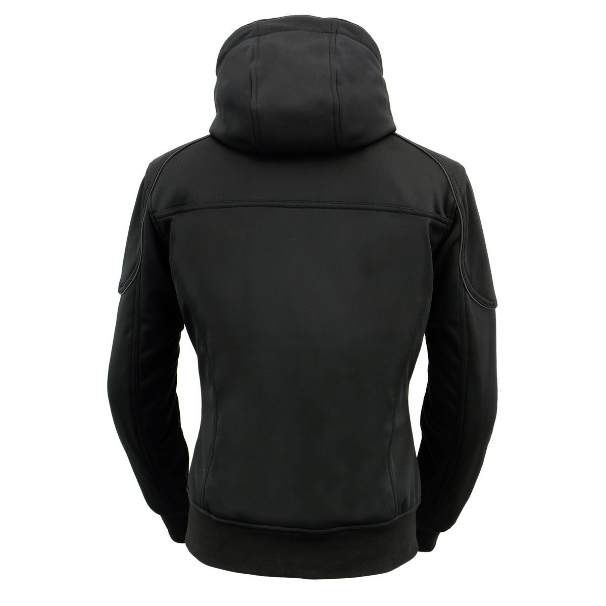 Nexgen Heat MPL2761SET Women's Black 'Heated' Soft Shell Racing Style Heated Jacket for Hiking Riding