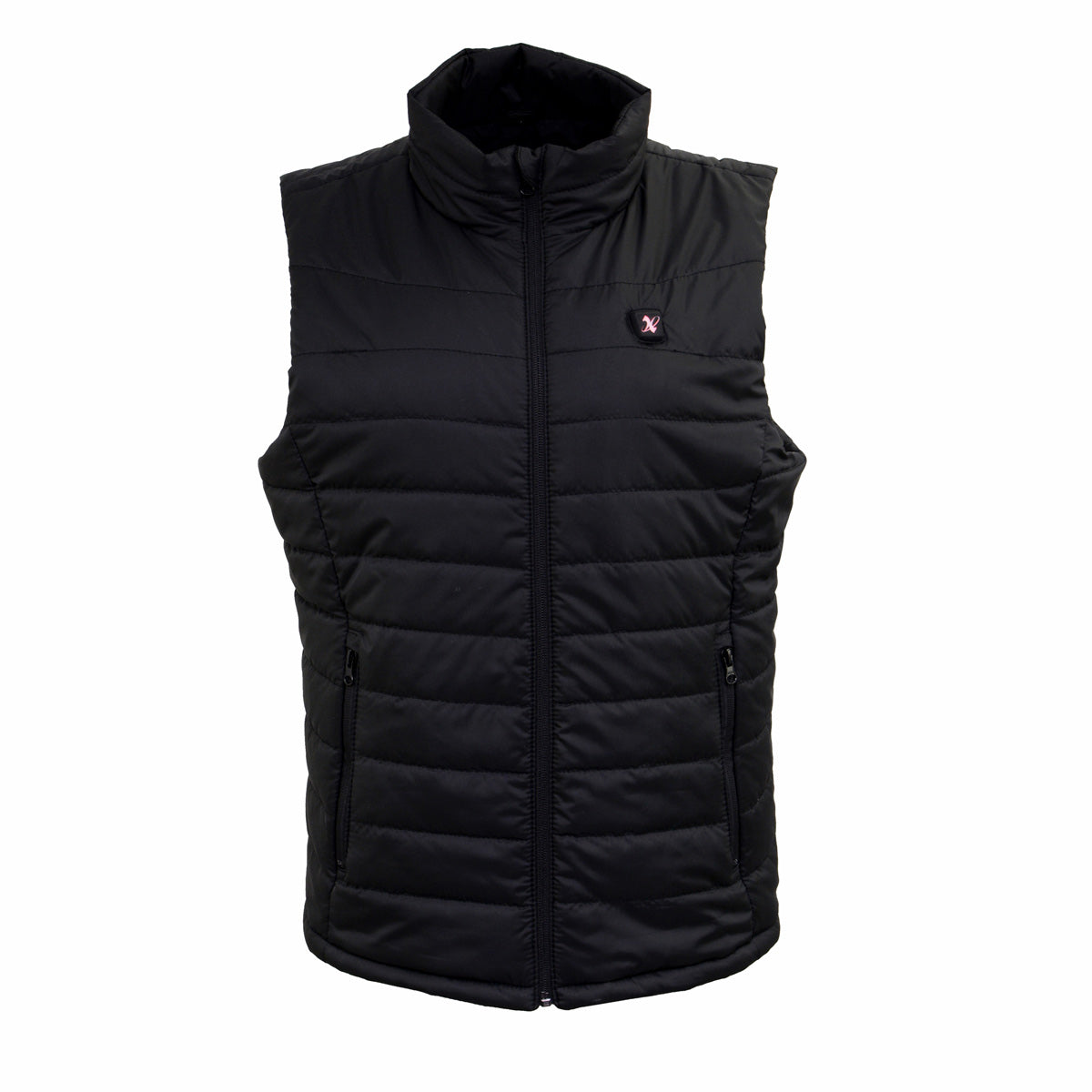 Nexgen Heat Women's NXL4301SET Puffer Black Heated Winter Vest - for Winter Cold Weather Riding Outdoors