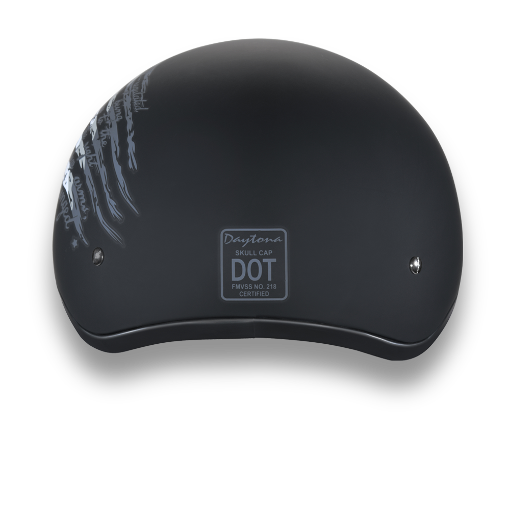 Daytona Skull Cap 2nd Amendment Half Helmet XS