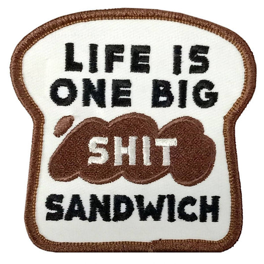 Hot Leathers Life Is 3" X 3" Embroidered Patch PPW1241
