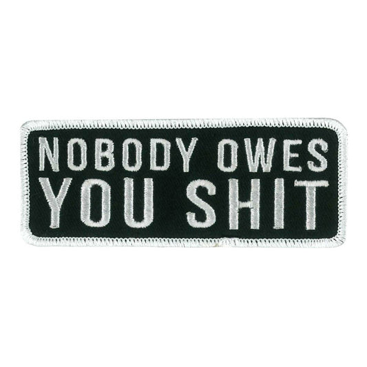 Hot Leathers Nobody Knows Embroidered Patch Ppw1247 PPW1247