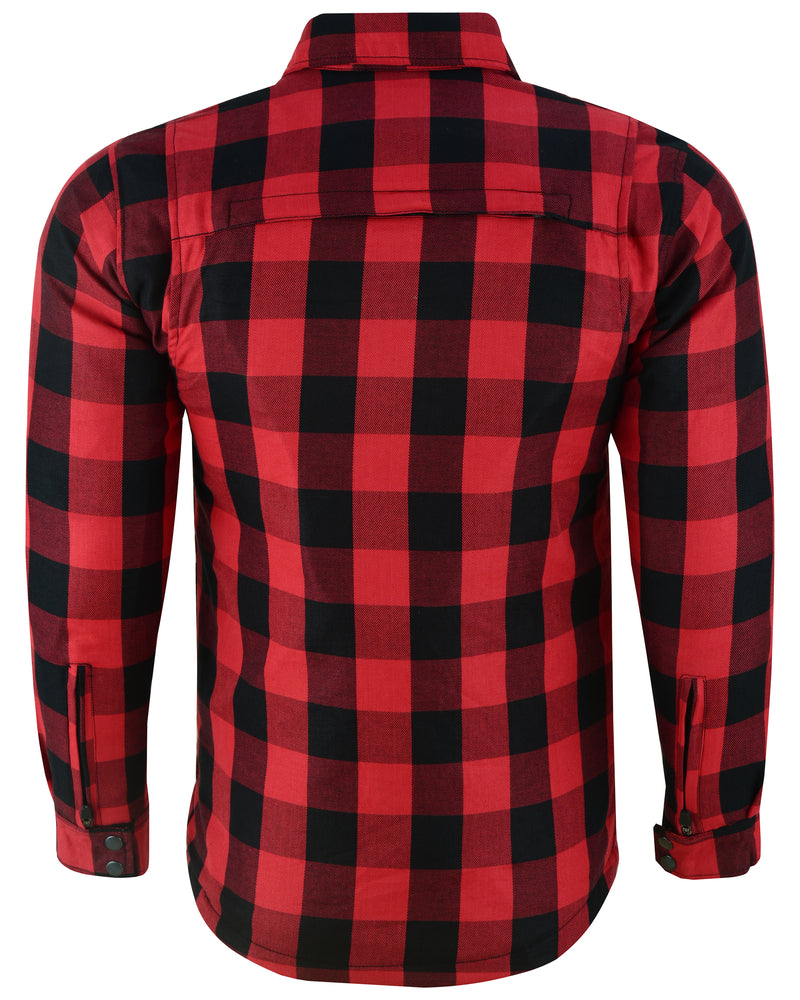 DS4671 Armored Flannel Shirt - Red