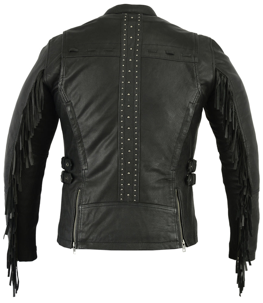 DS880 Women's Stylish Jacket with Fringe