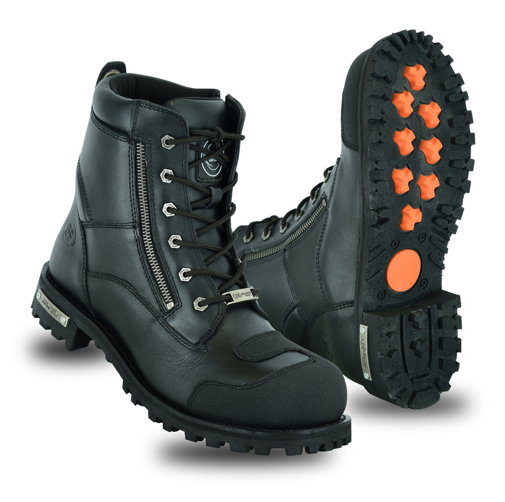 DS9741 Men s Side Zipper Waterproof Ankle Protection Boots