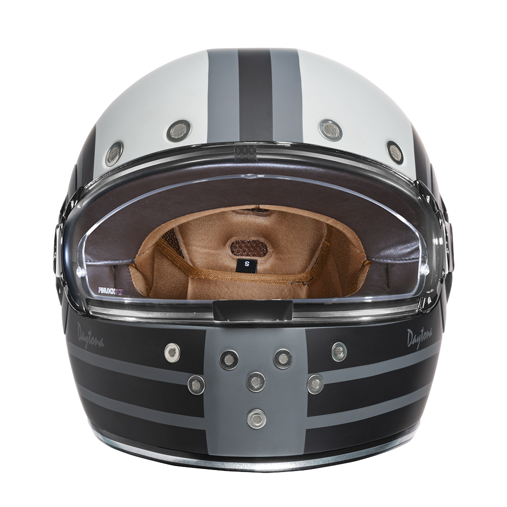 dot vintage style motorcycle helmets Daytona Retro Full Face Motorcycle Helmet: Vintage Style - Racer