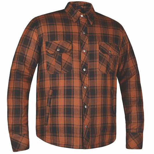 Copper - Mens Black & Brown Armored Flannel