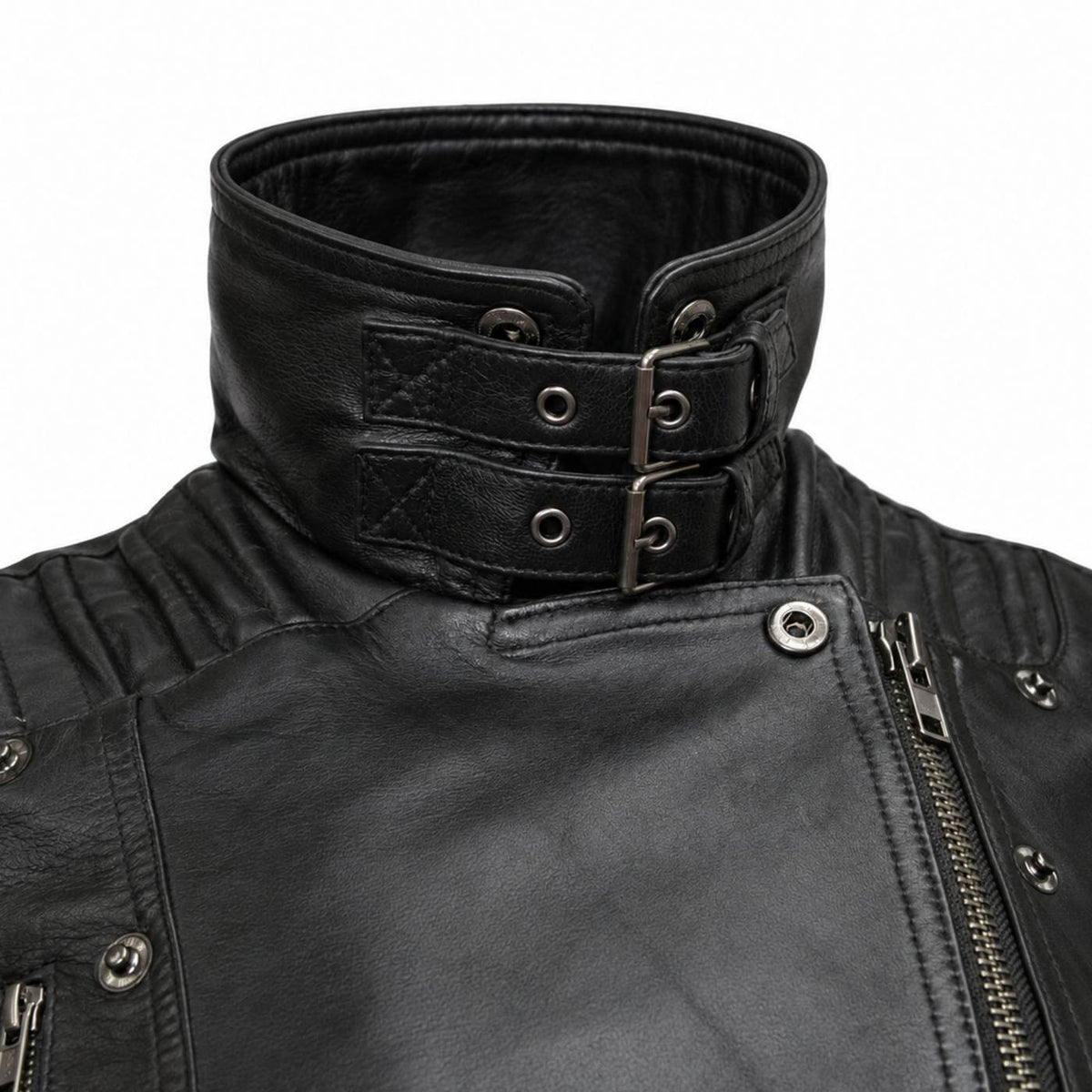 Milwaukee Leather Women's Velvet Vixen Black Naked Lambskin Moto Jacket - SFL2802