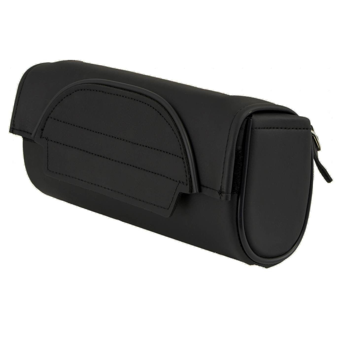 Milwaukee Leather SH62101 Black Double Strap PVC Motorcycle Tool Bag