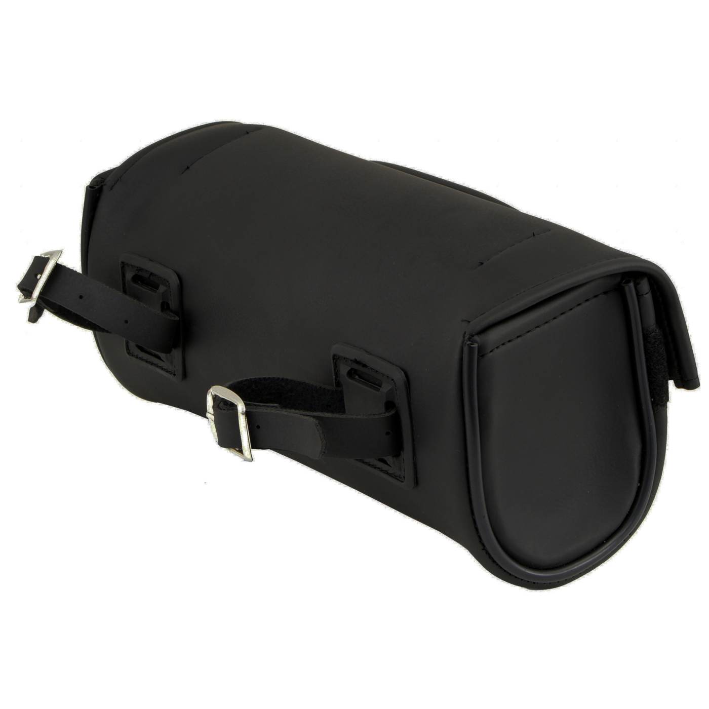 Milwaukee Leather SH62101 Black Double Strap PVC Motorcycle Tool Bag