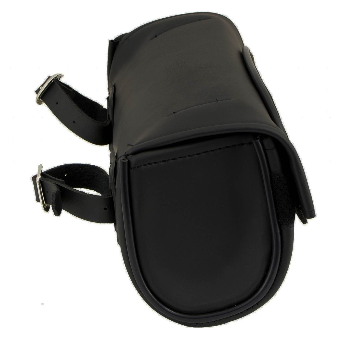 Milwaukee Leather SH62101 Black Double Strap PVC Motorcycle Tool Bag