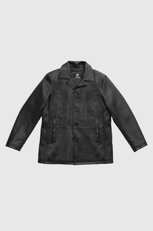Strata Menss Fashion Leather Jacket (POS) Men's New Zealand Lambskin Jacket Whet Blu NYC S Black 