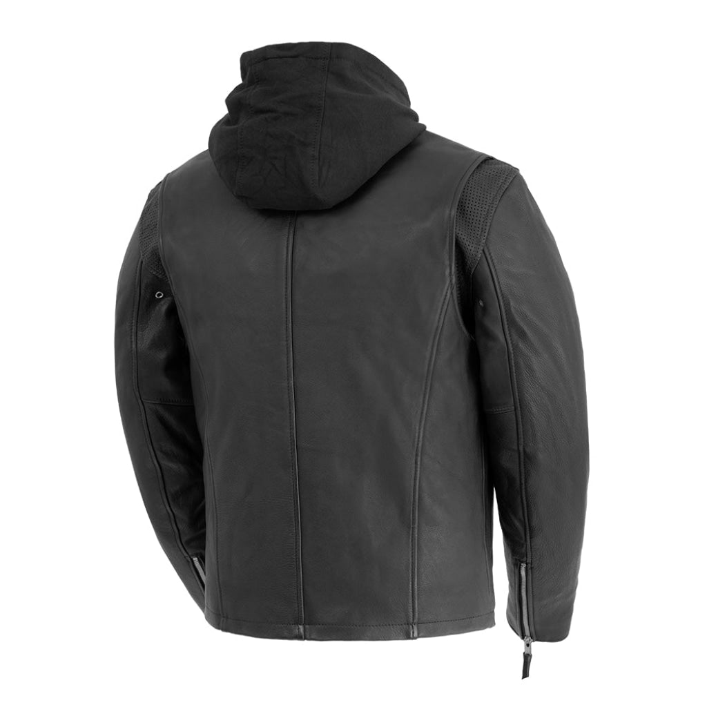 First Street Java Jacket Street Cruiser Men's Motorcycle Leather Jacket - Extreme Biker Leather