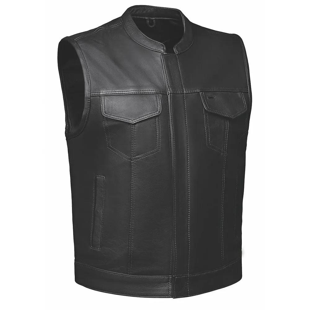 Sturgis - Men's SOA Club Style Leather Motorcycle Vest