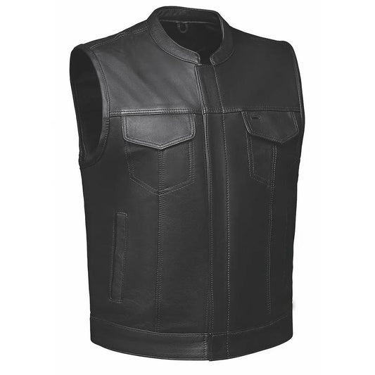Sturgis - Men's SOA Club Style Leather Motorcycle Vest