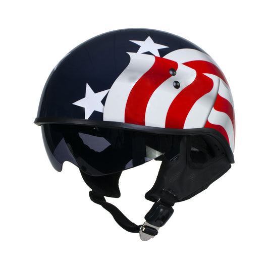 custom motorcycle half helmets for sale Helmet with Art sized about this Deluxe Shorty Helmet by FUEL Half Helmets Extreme Biker