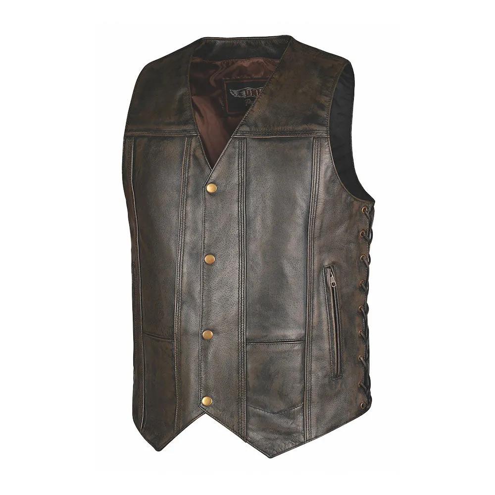 Toas - Mens Brown 10-Pocket Vest