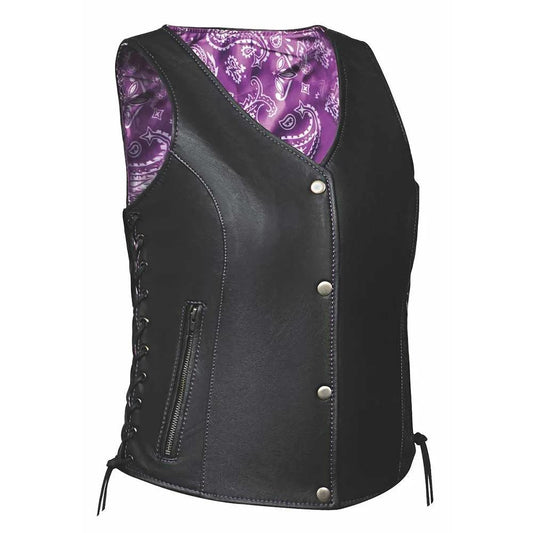 Verbena - Ladies Lining Leather Vest