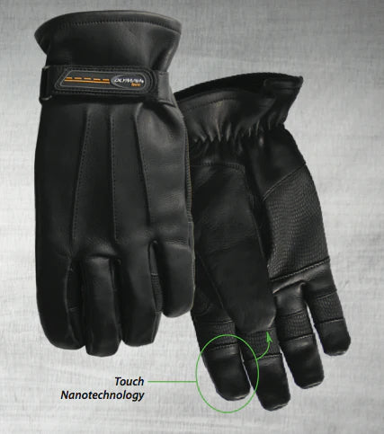Lined Roper Touch Leather Motorcycle Gloves | Olympia Sports - Extreme Biker Leather