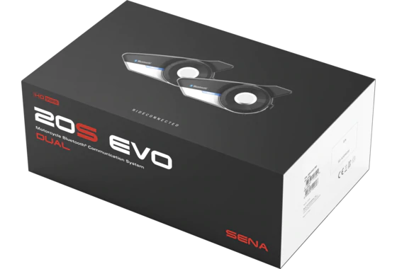 Sena 20S EVO HD Bluetooth Headset - Dual Pack