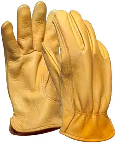 Rugged Unlined Deerskin Motorcycle Gloves | Olympia Sports - Extreme Biker Leather