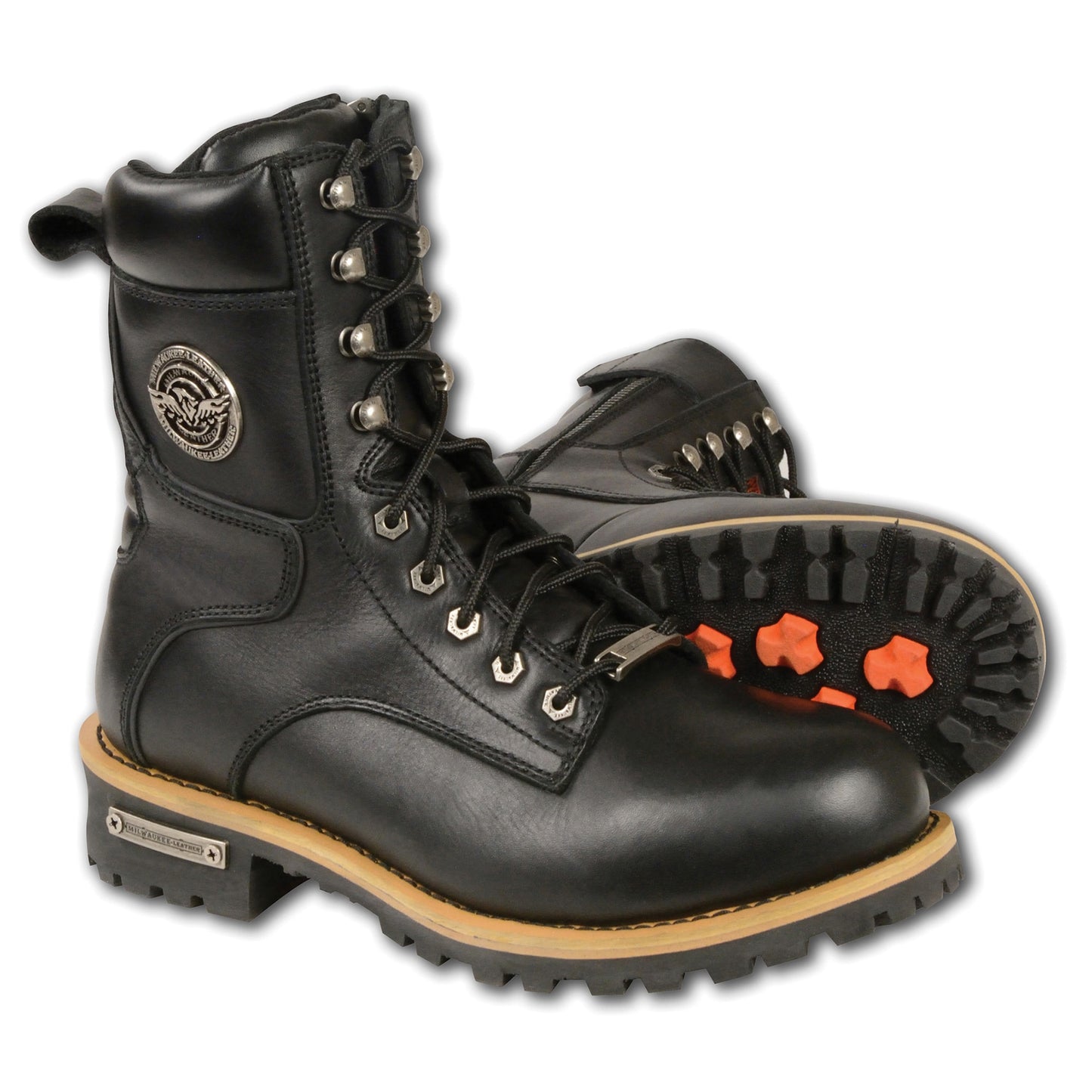 Leather Logger Motorcycle Boot
