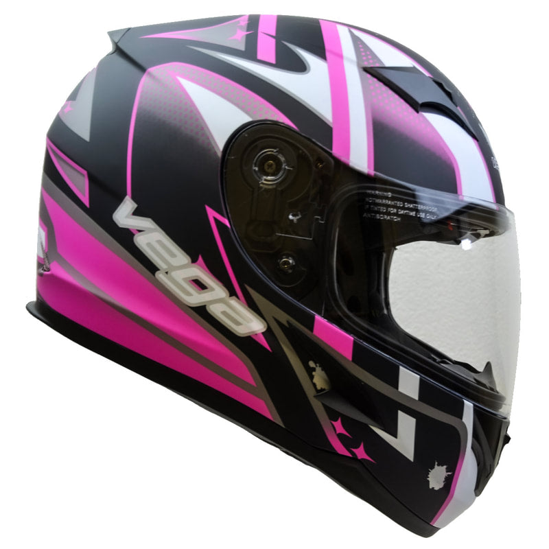VEGA V-Star Pink Full Face Helmet - Available In-Store Only