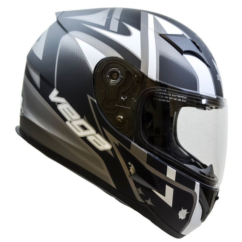 VEGA V-Star Silver Full Face Helmet