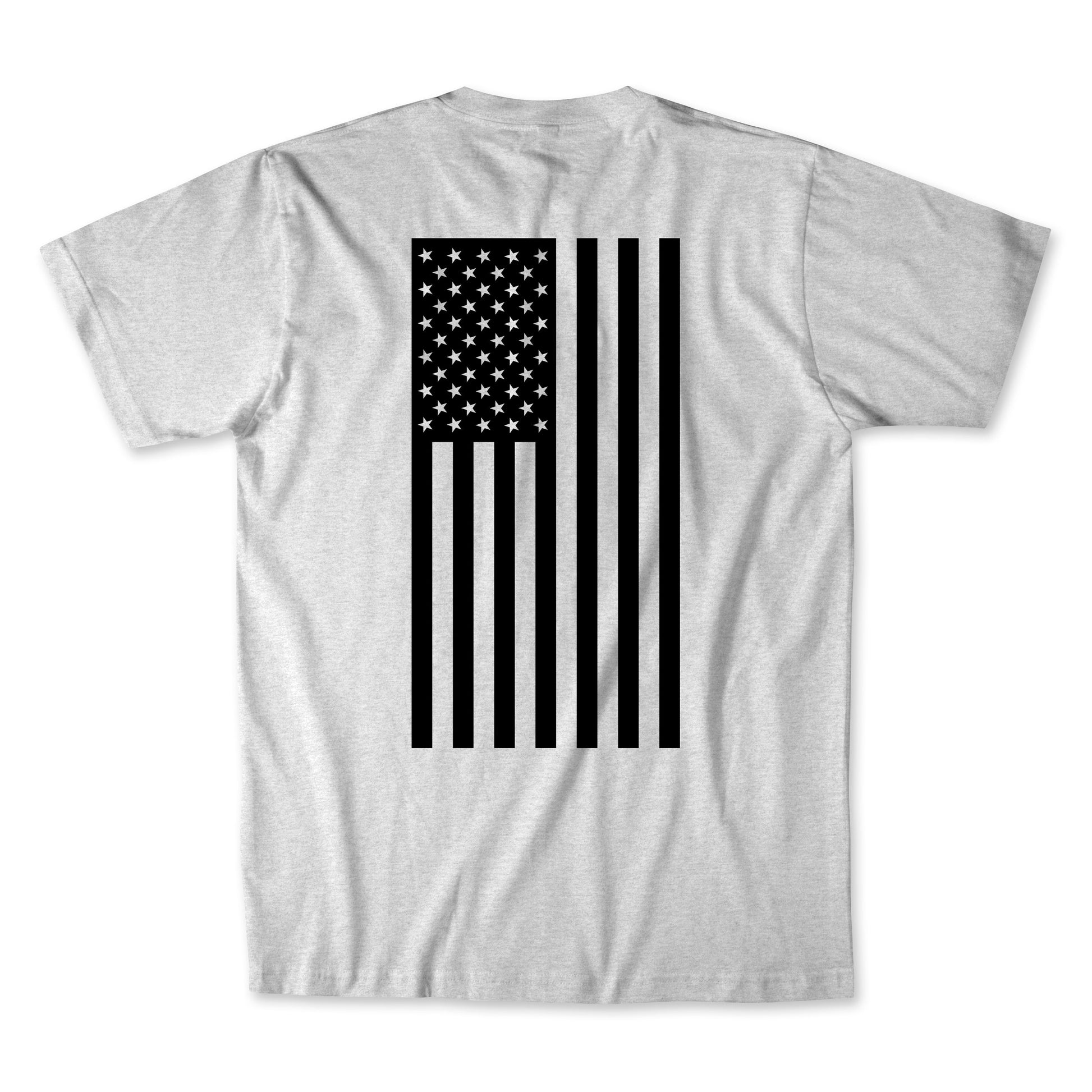 Flag T-Shirt Men's T-Shirt First Manufacturing Company S GRY 