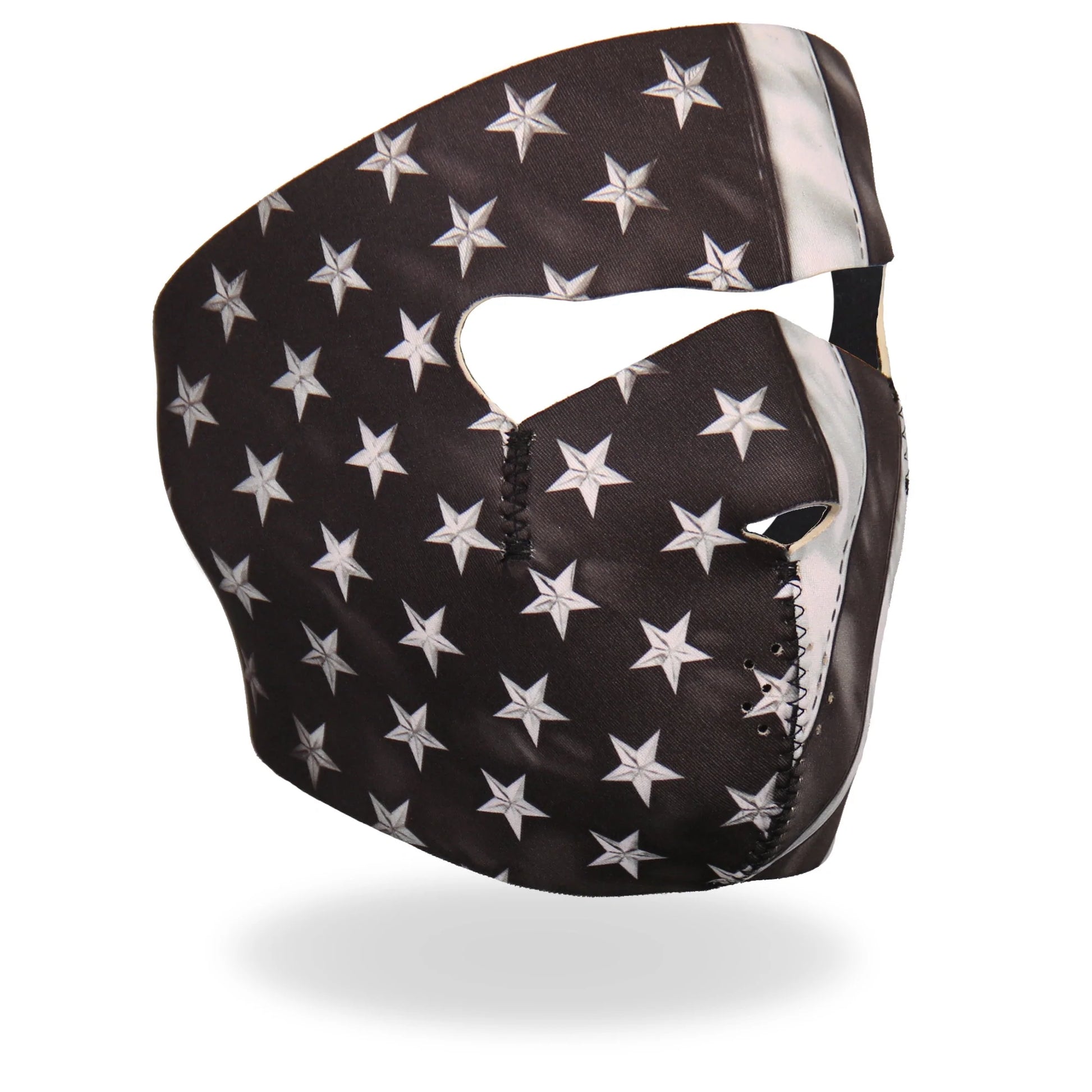 Hot Leathers Black and White Face Mask