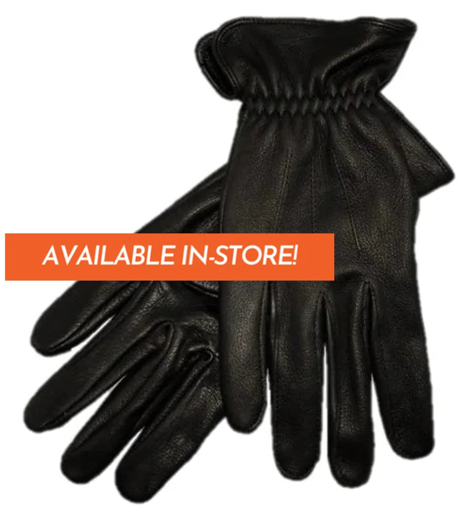 Olympia Core Zip 01021 Smooth Grain Leather Side Cuff Motorcycle Gloves | Sports