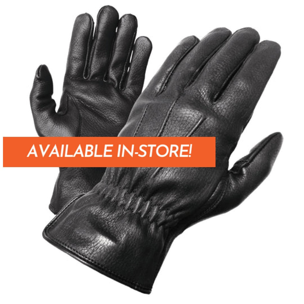 Premium Deerskin Leather Work Gloves, Large
